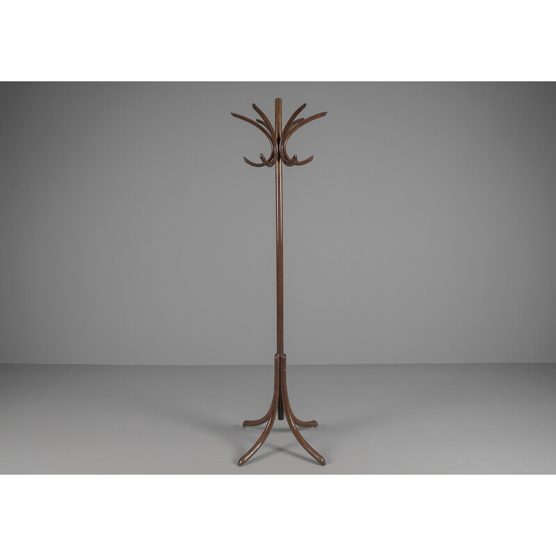 Vintage bentwood coat rack, Austria 1960s