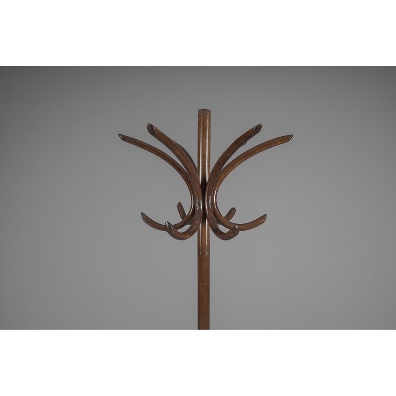 Vintage bentwood coat rack, Austria 1960s