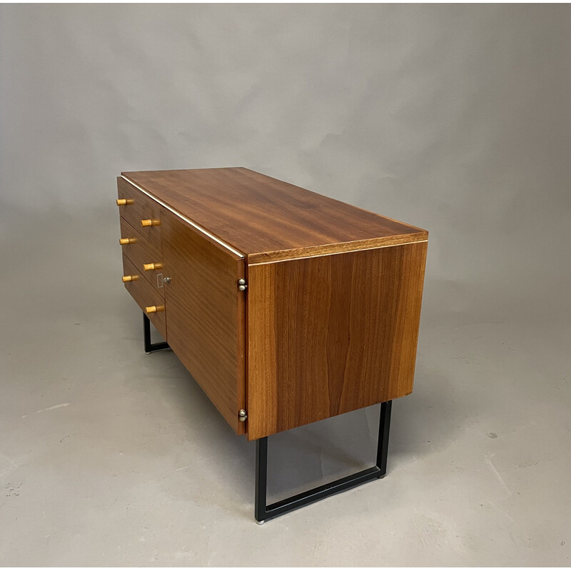 Vintage teak highboard with drawers for Interier Praha