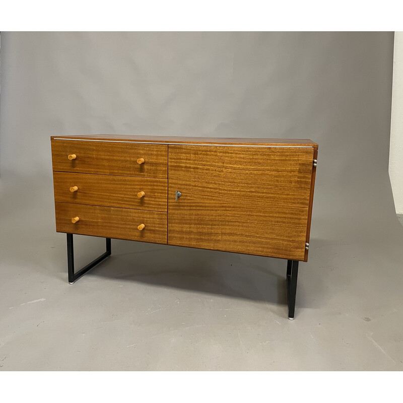 Vintage teak highboard with drawers for Interier Praha