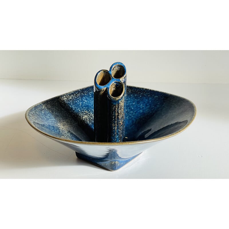 Vintage-Vase aus emaillierter Keramik, 1980-1990