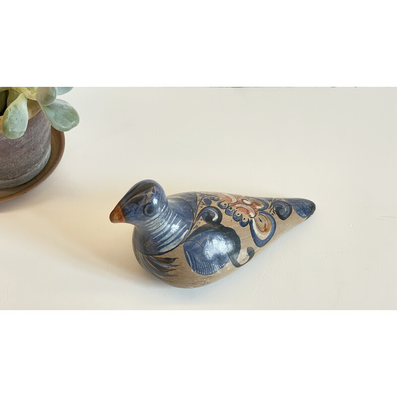 Vintage handcrafted ceramic dove, Mexico