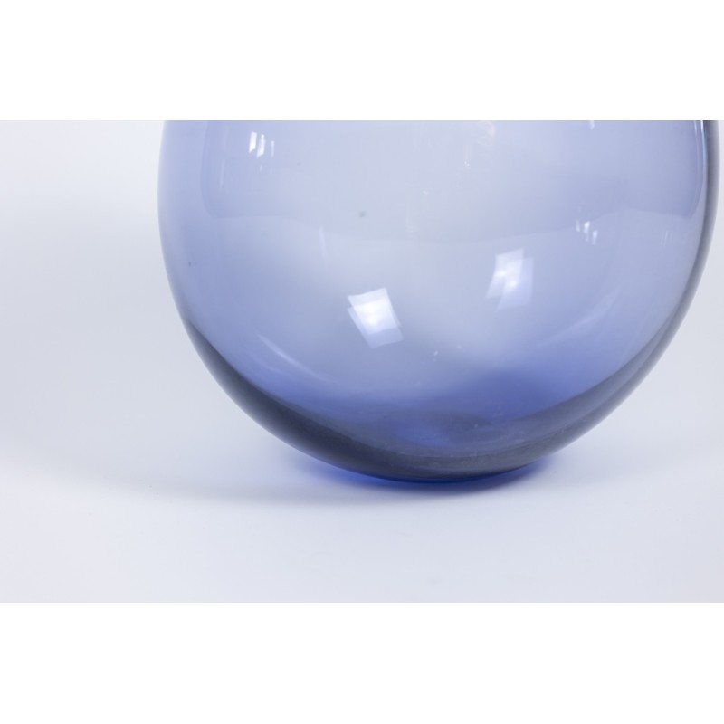 Vintage blown glass vase by Per Lütken for Holmegaard, Denmark 1960s