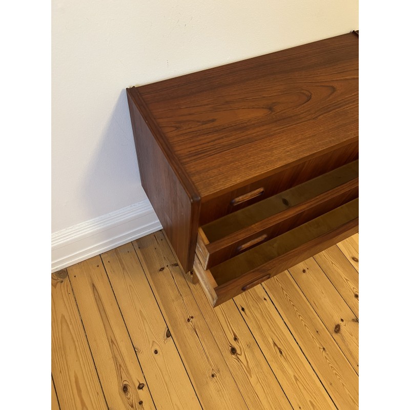 Vintage chest of drawers in teak and solid wood, Denmark 1960s