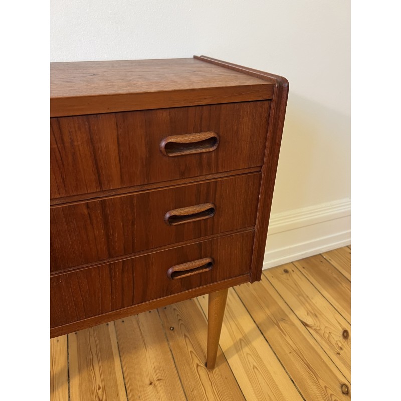 Vintage chest of drawers in teak and solid wood, Denmark 1960s