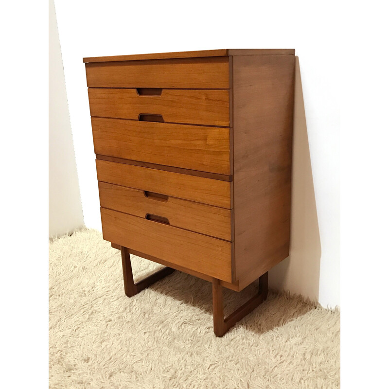 "Q serie" chest of drawers by Gunther Hoffstead for Uniflex - 1960s