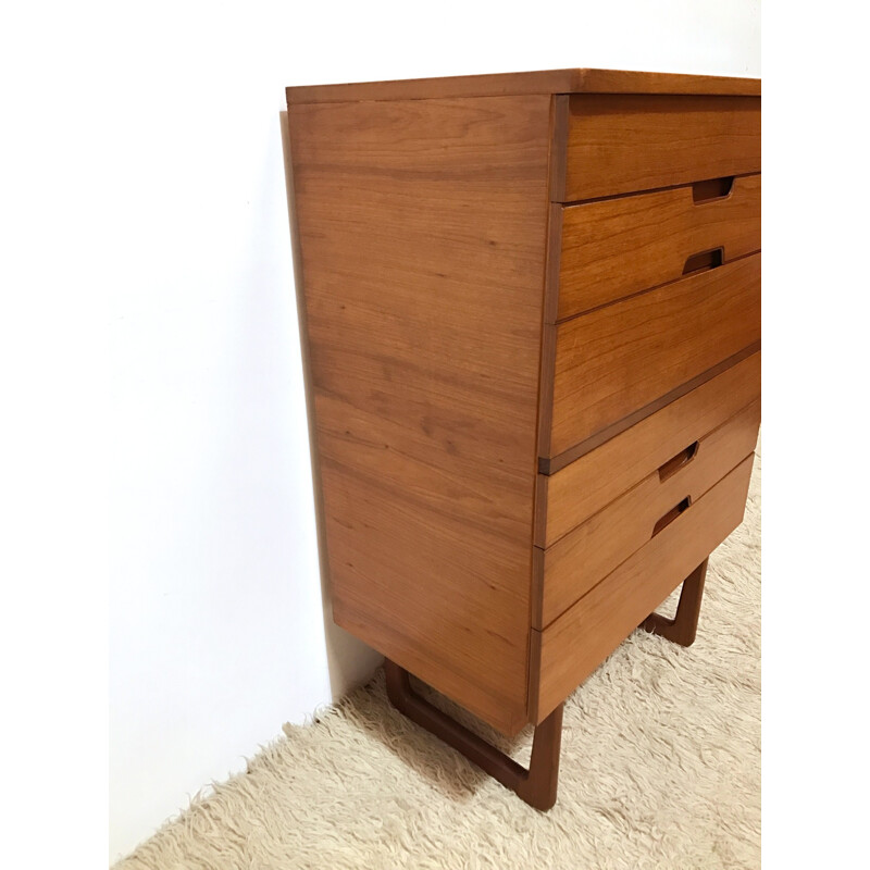 "Q serie" chest of drawers by Gunther Hoffstead for Uniflex - 1960s