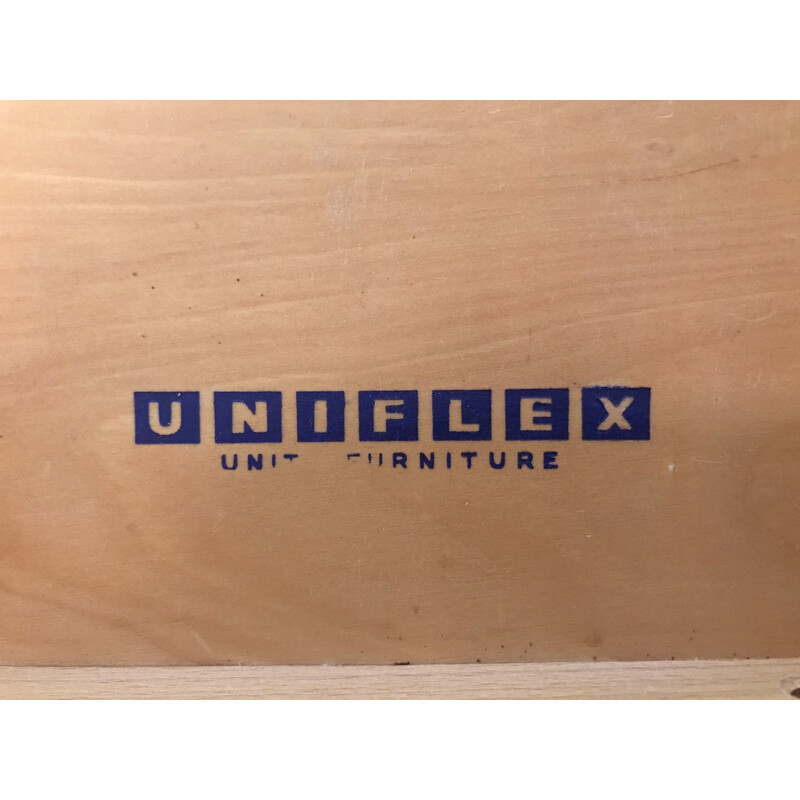 Commode vintage "série Q" par Gunther Hoffstead pour Uniflex - 1960