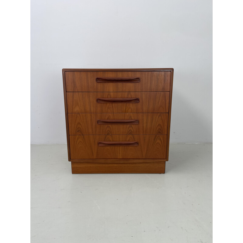 Vintage chest of drawers in teak by V.Wilkins for G-Plan, 1960s