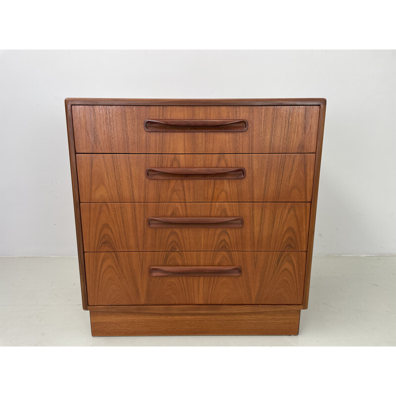 Vintage chest of drawers in teak by V.Wilkins for G-Plan, 1960s