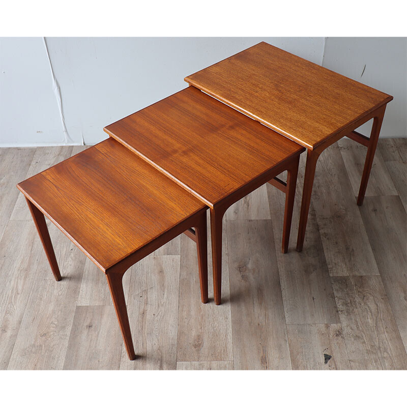 Tavolini vintage in teak, Danimarca 1960