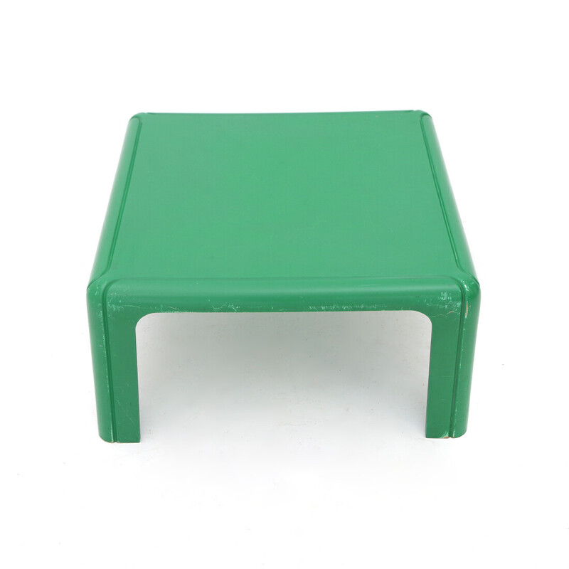 Vintage square polyurethane foam coffee table by Gae Aulenti for Kartell, Italy 1970s