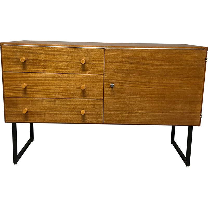 Vintage teak highboard with drawers for Interier Praha