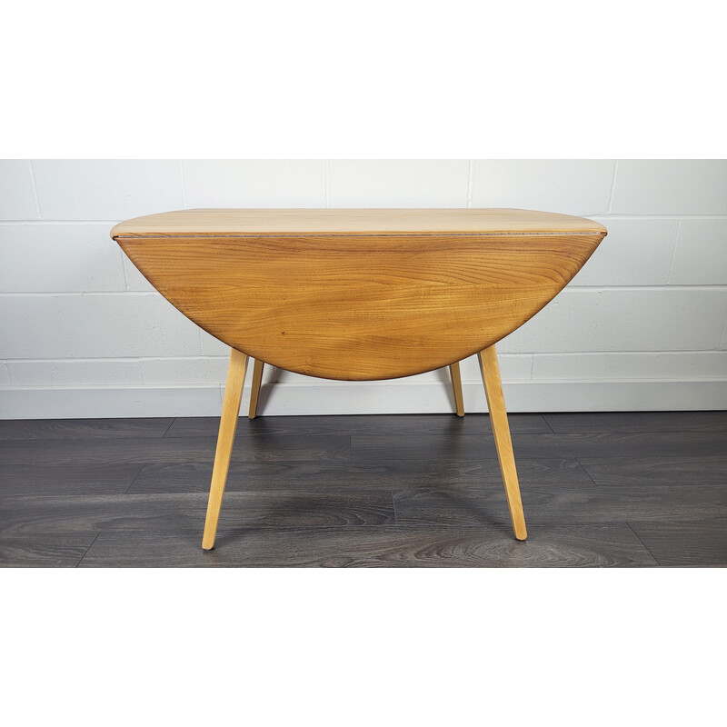 Vintage Ulme und Buche Klapptisch für Ercol, England 1970er