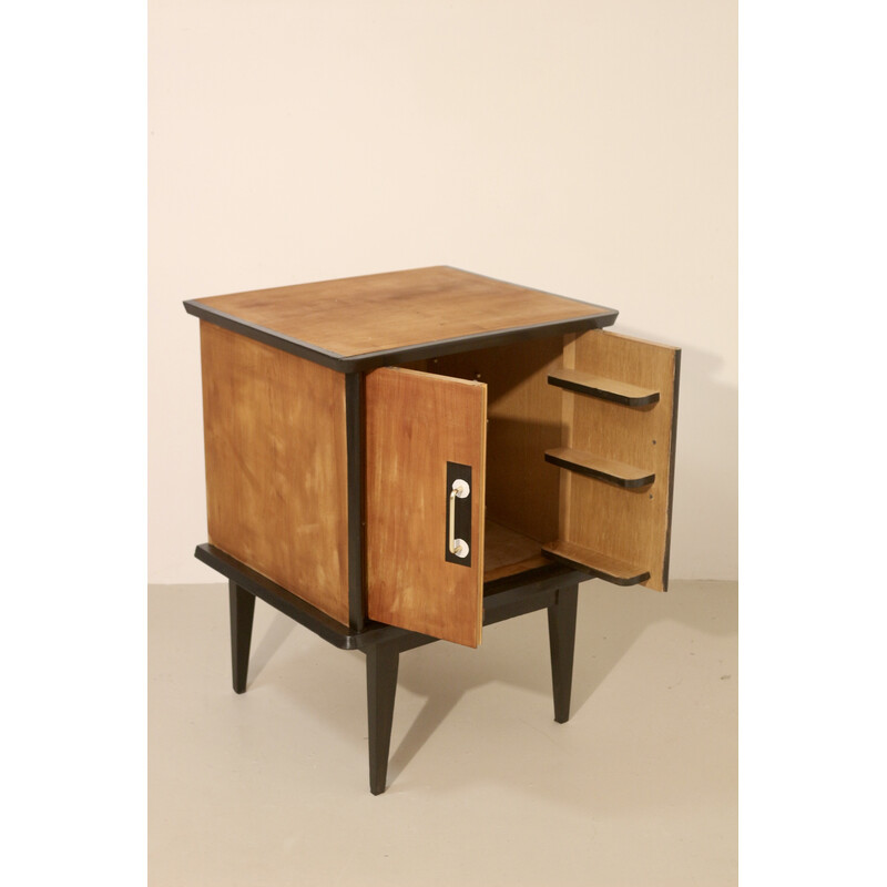 Cassettiera in legno vintage, 1960