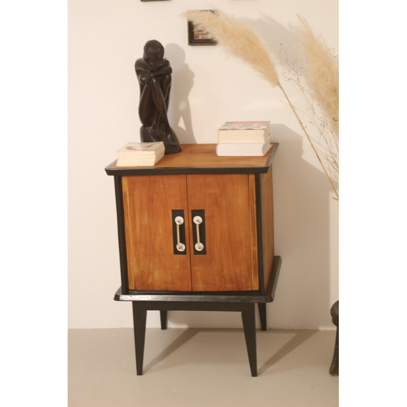 Vintage wooden chest of drawers, 1960s