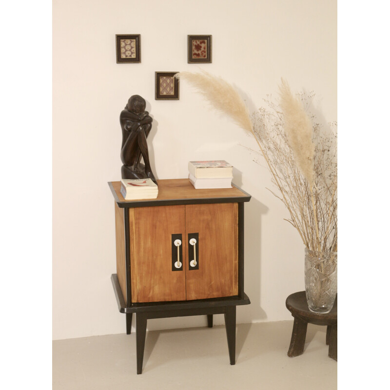 Vintage wooden chest of drawers, 1960s