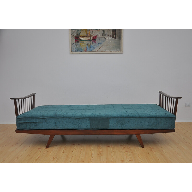 Vintage oak daybed, 1950s