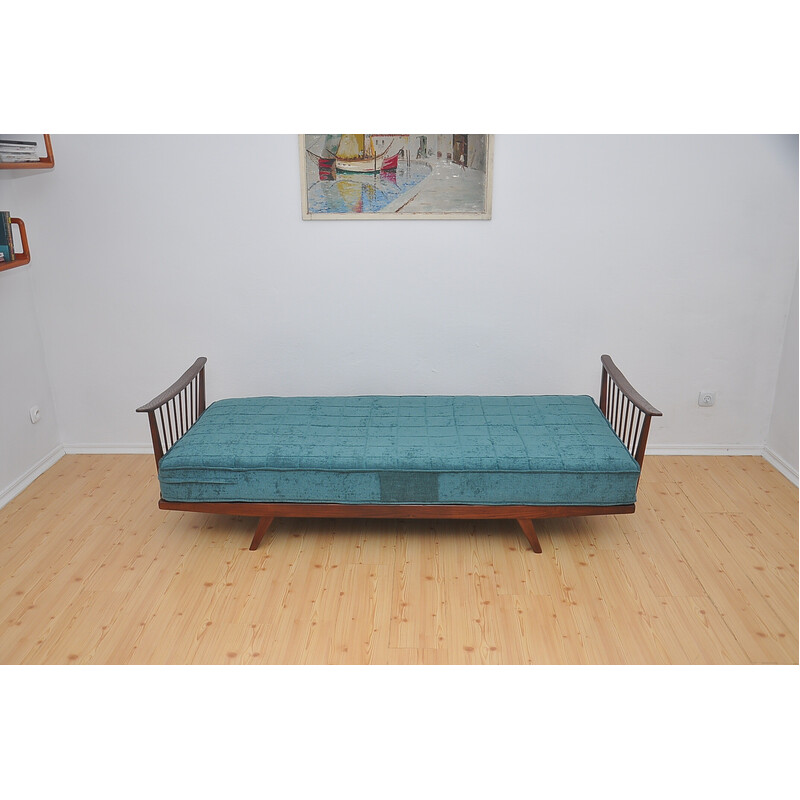 Vintage oak daybed, 1950s