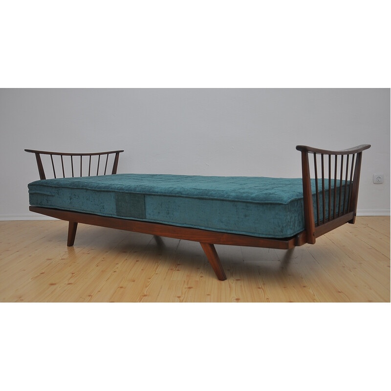 Vintage oak daybed, 1950s