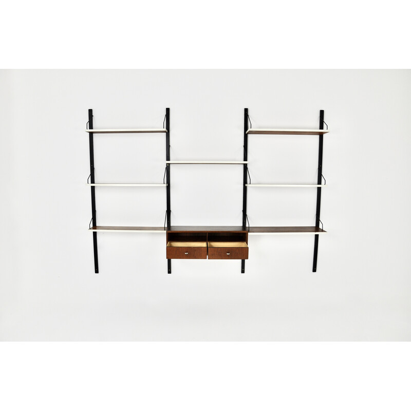 Vintage wall unit by Poul Cadovius for Royal System, 1950s