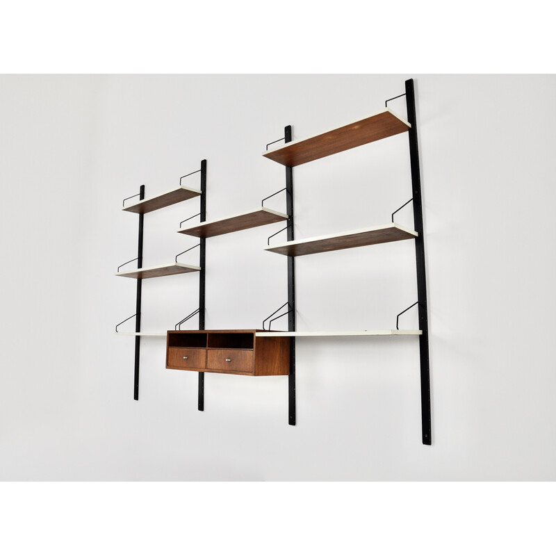 Vintage wall unit by Poul Cadovius for Royal System, 1950s