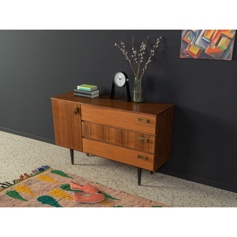 Vintage walnut shoe cabinet, Germany 1960s