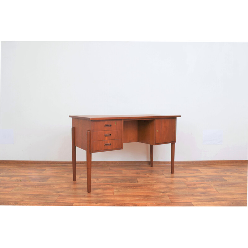 Scrivania vintage in teak, Danimarca 1960