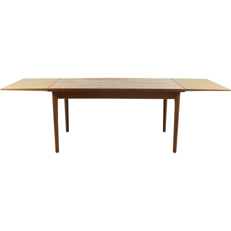 Danish extending teak dining table from BRDR Furbo - 1960s