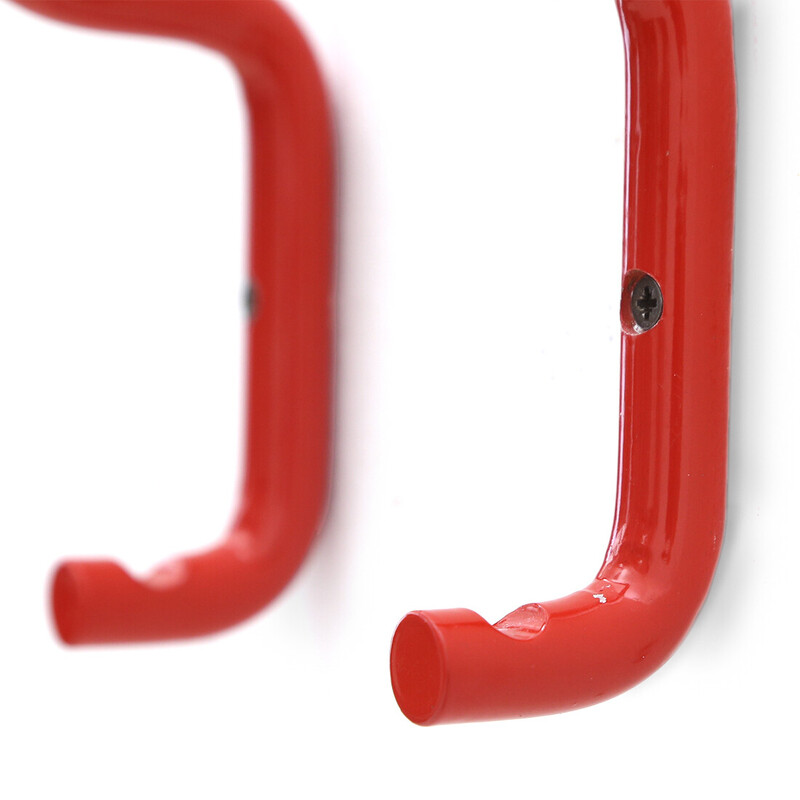 Set of 3 vintage red metal coat racks by Cesare Rota Nodari for Acerbis, Italy 1970s