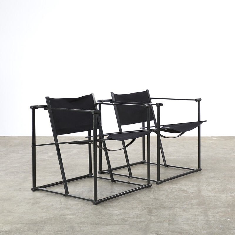 Paire de chaises cubiques "FM60" par Radboud van Beekum - 1980