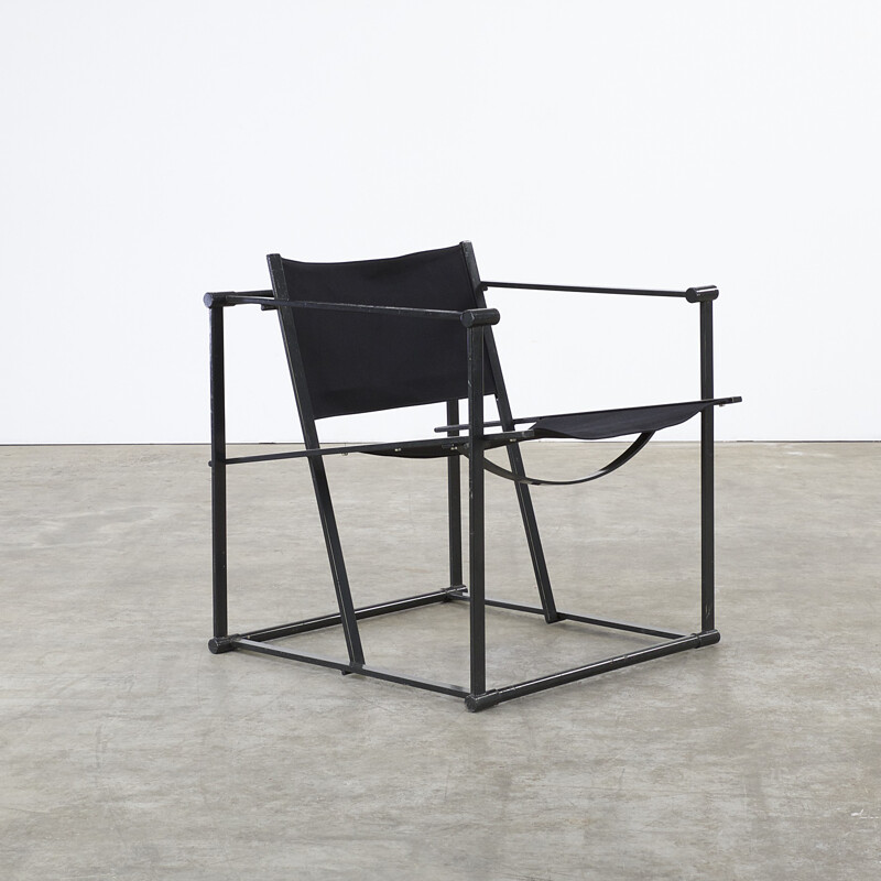 Pair of Radboud van Beekum "FM60" cubic chair - 1980s