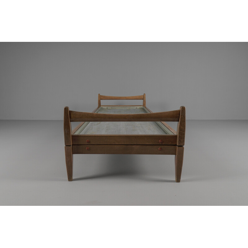 Vintage folding double daybed, 1950s