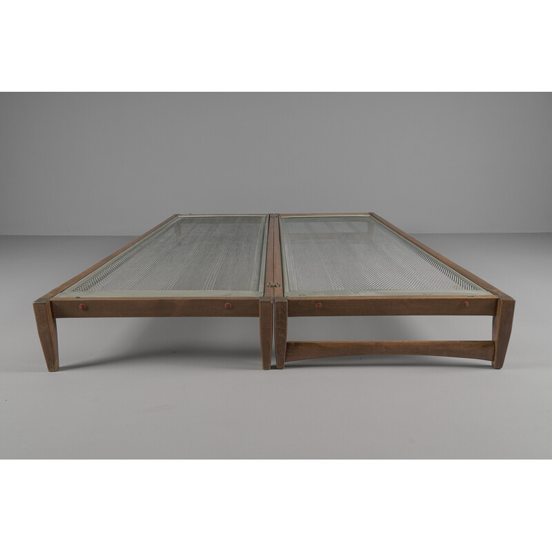 Vintage folding double daybed, 1950s