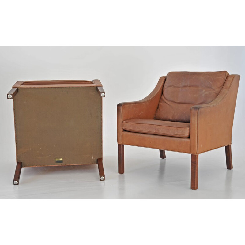 Paire de fauteuils 2207 par Borge Mogensen - 1960