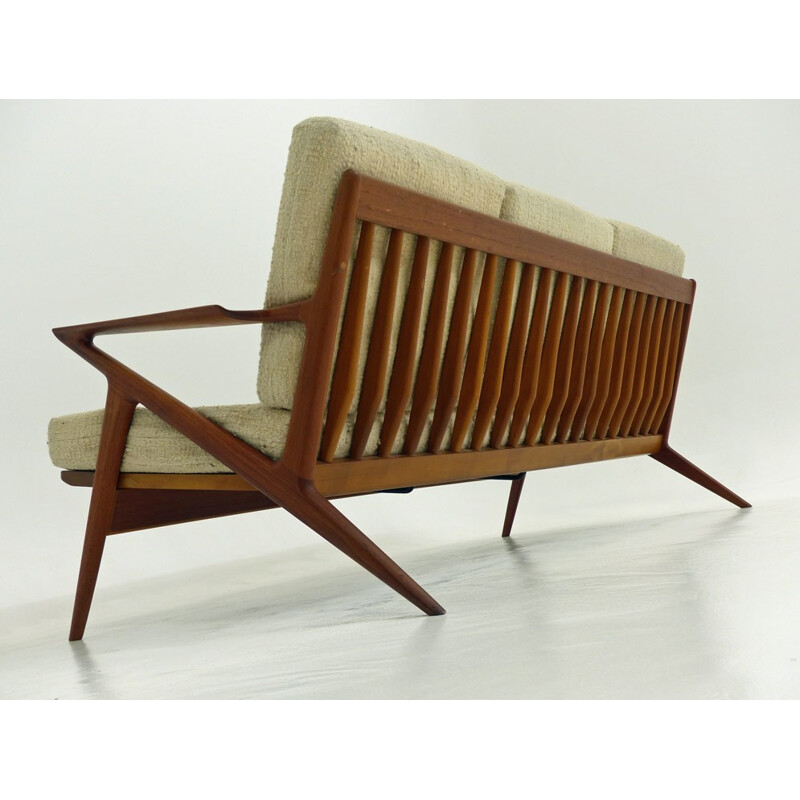 3-seater sofa model Z in wool by Poul jensen for Selig - 1950s