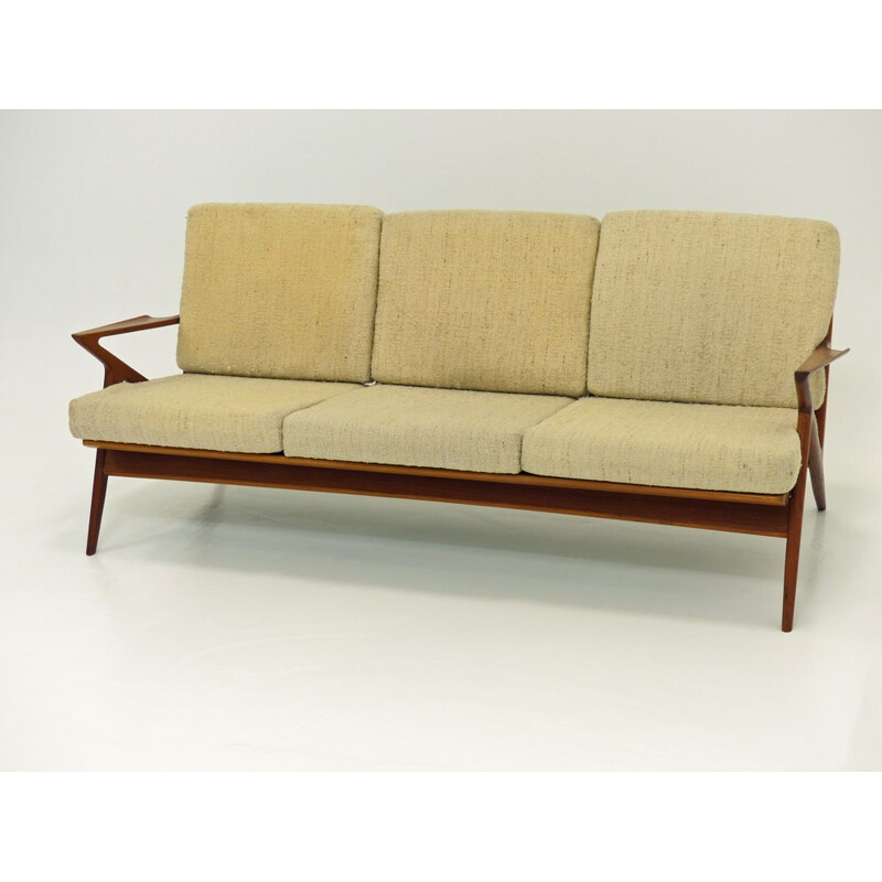 3-seater sofa model Z in wool by Poul jensen for Selig - 1950s