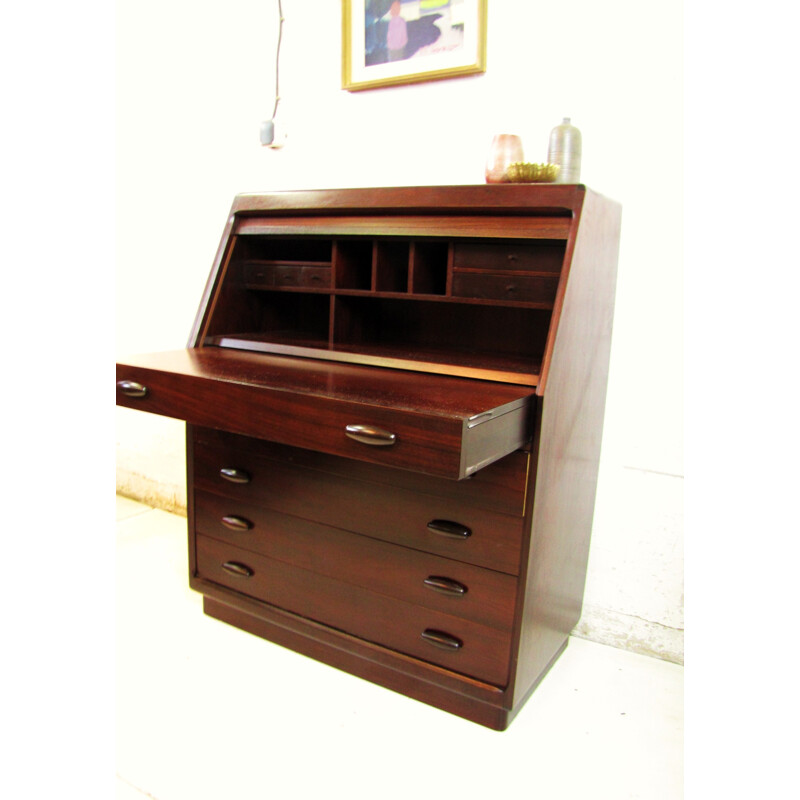 Rosewood writing desk produced by Dyrlund - 1970s