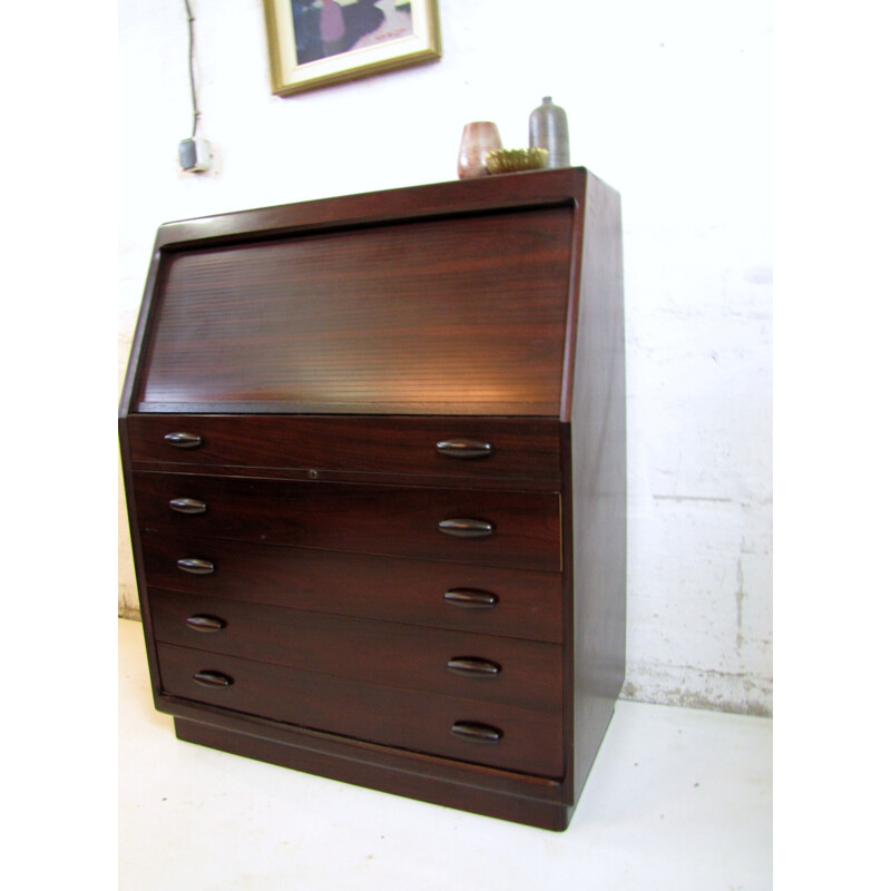 Rosewood writing desk produced by Dyrlund - 1970s