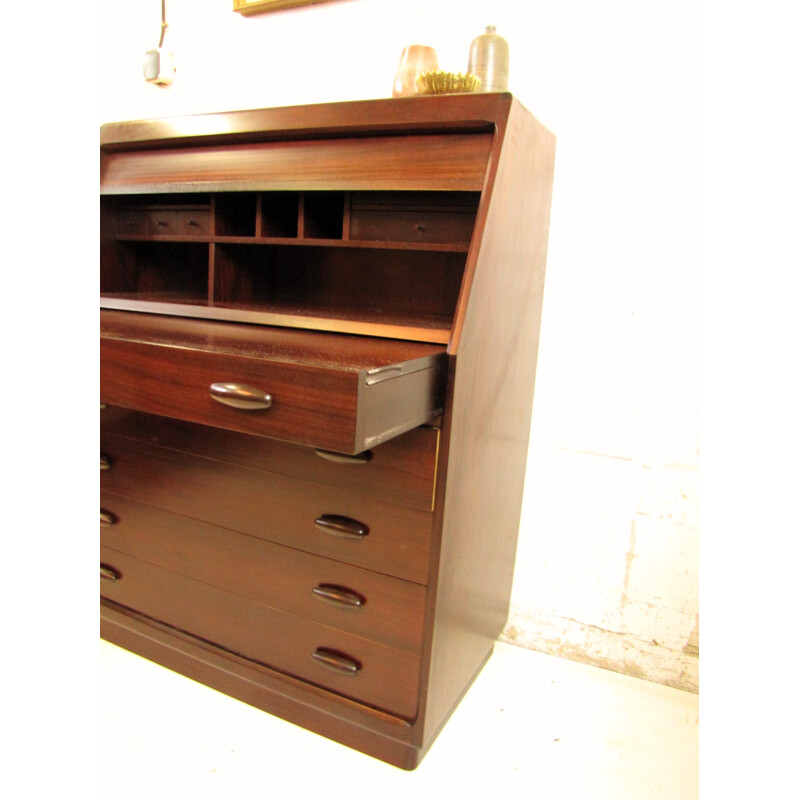 Rosewood writing desk produced by Dyrlund - 1970s