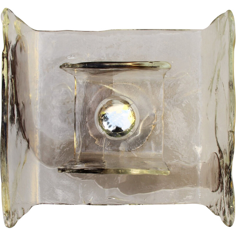 Lámpara de techo vintage de cristal de Murano de Carlo Nason para Kalmar Franken Kg, años 60