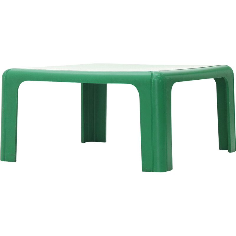 Vintage square polyurethane foam coffee table by Gae Aulenti for Kartell, Italy 1970s