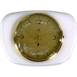 Orologio da parete vintage con timer in ceramica (anni'50)
