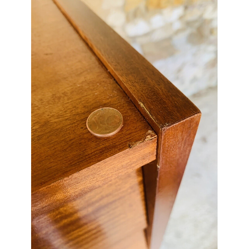 Scandinavian vintage chest of drawers in wood, 1960s