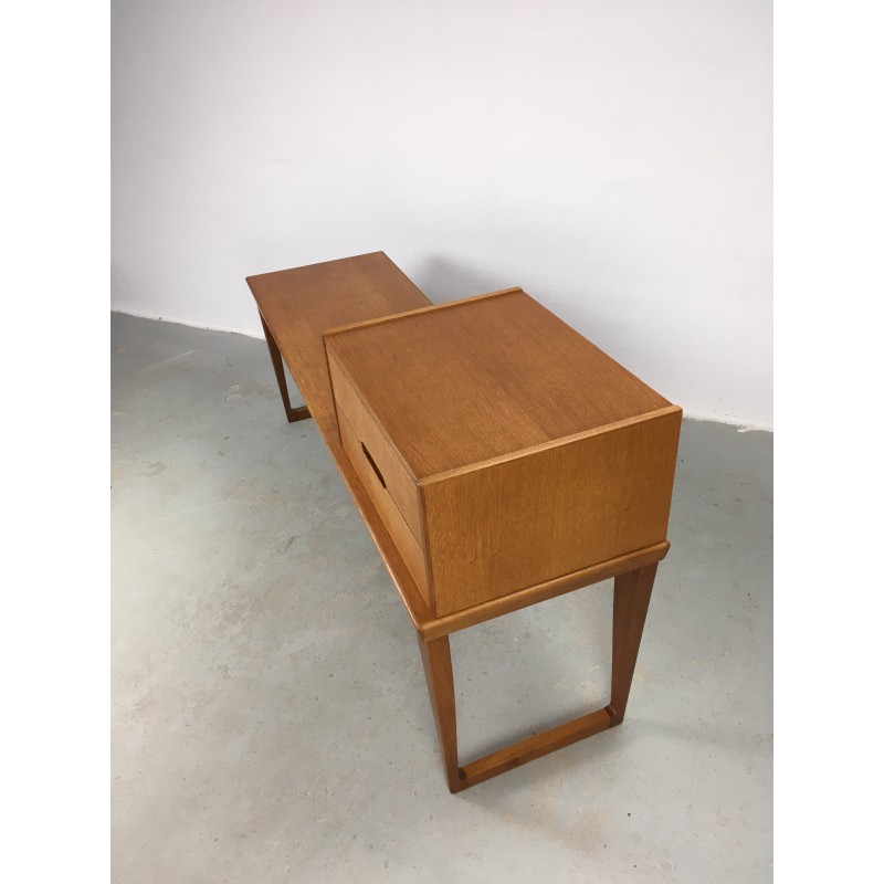 Vintage oak lobby set number 32 by Kai Kristiansen for Aksel Kjaersgaard, 1960s