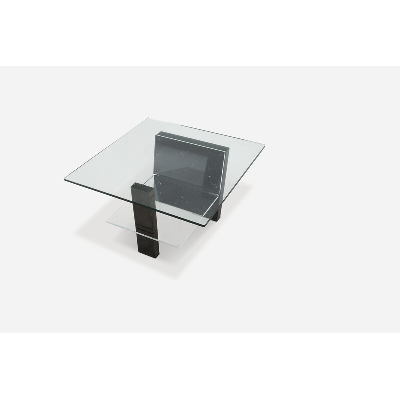 table basse vintage en - plexiglas