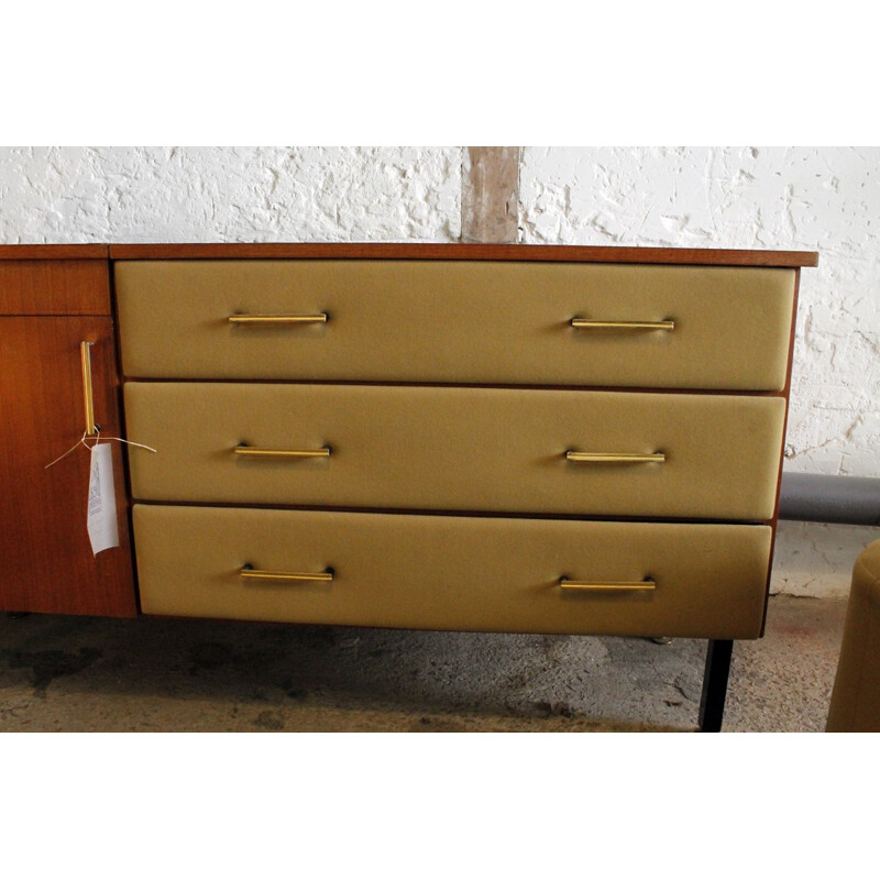 Dressing table with stool, Roger Landault - 1960s