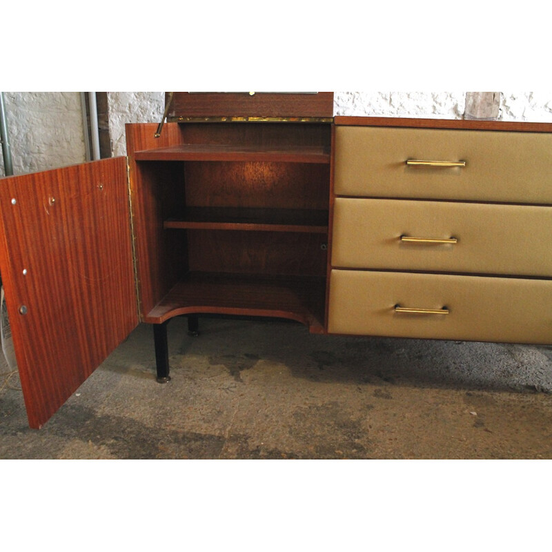 Dressing table with stool, Roger Landault - 1960s