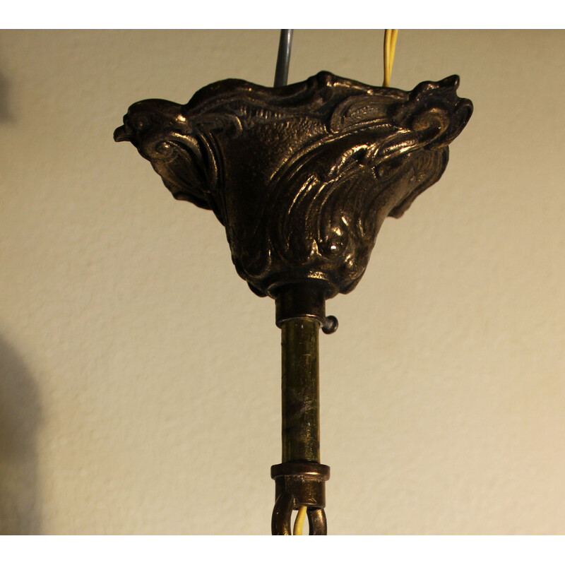 Vintage Empire chandelier in bronze