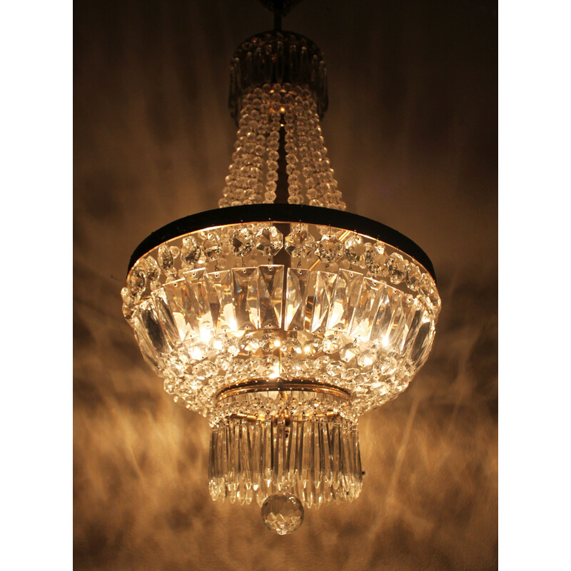 Lustre vintage Empire en bronze